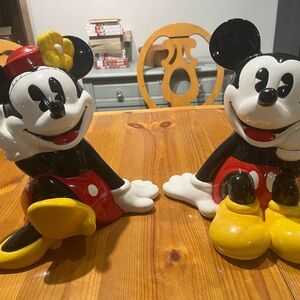 Disney Treasure Craft Ceramic Cookie Jars - from 90s